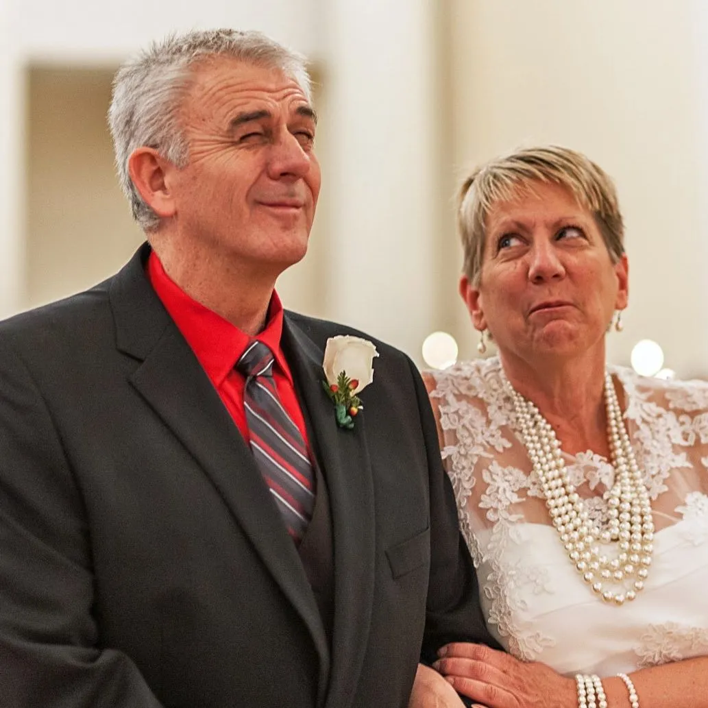 Francesca Streelman on her wedding day